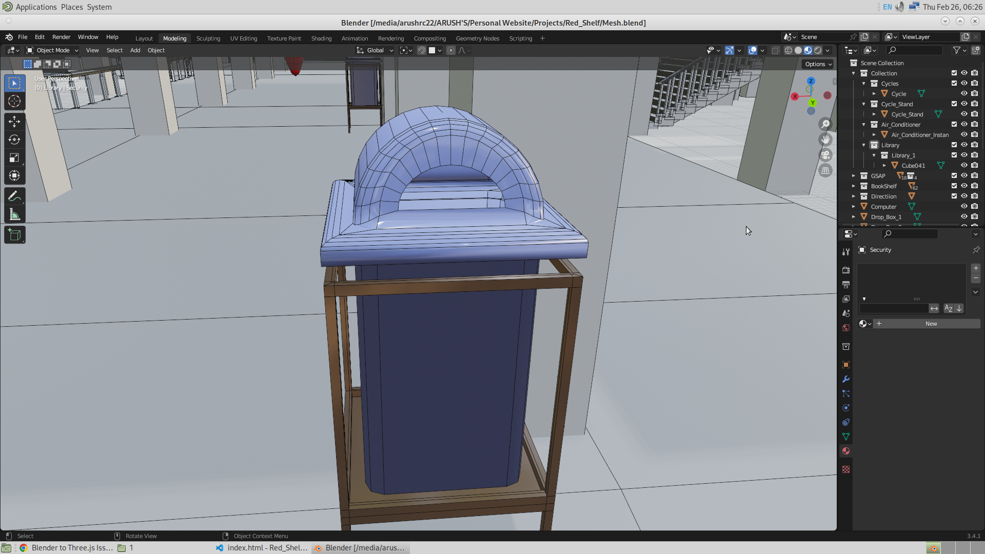Image of Dustbin in Blender